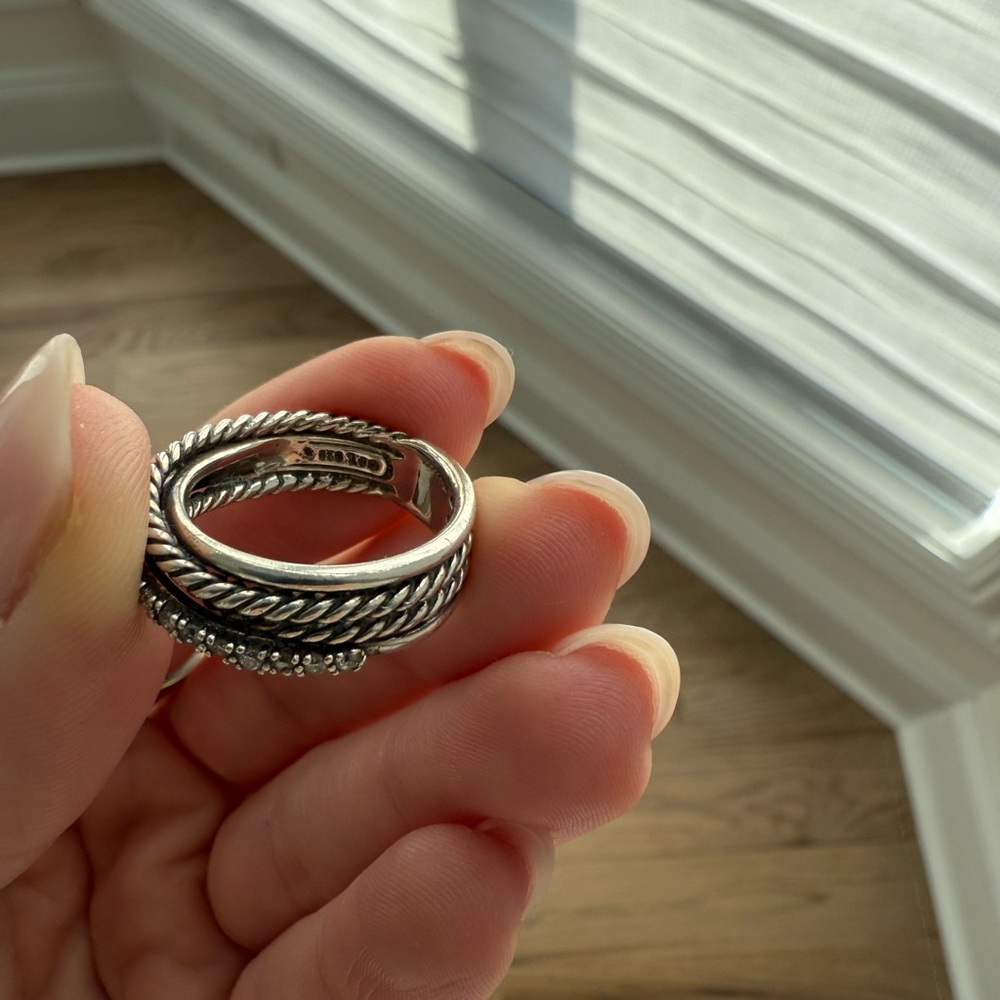 David Yurman Crossover Brand with Diamonds - Picture 9 of 9